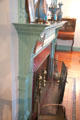 Fireplace in Edith's drawing room at Roosevelt's House Sagamore Hill NHS. Cove Neck, NY.