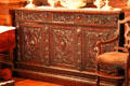 Sideboard in dining room at Roosevelt's House Sagamore Hill NHS. Cove Neck, NY.