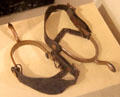 Theodore Roosevelt's Rough Rider spurs used in Cuba at Old Orchard Museum at Sagamore Hill NHS. Cove Neck, NY.