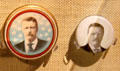 Teddy Roosevelt campaign buttons at Old Orchard Museum at Sagamore Hill NHS. Cove Neck, NY.