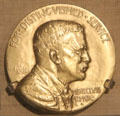 Theodore Roosevelt Distinguished Service Medal by James E. Fraser at Old Orchard Museum at Sagamore Hill NHS. Cove Neck, NY.
