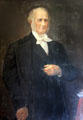 Portrait of Commodore Cornelius Vanderbilt railroad & shipping magnate at Vanderbilt Mansion. Centerport, NY.