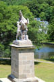 Horse Tamer statue by F. Plumelet in Gerry Park. Roslyn, NY.