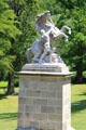 Horse Tamer statue in Gerry Park. Roslyn, NY