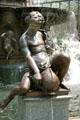 Tyler Davidson Fountain detail in Fountain Square. Cincinnati, OH.