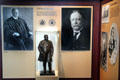 William Howard Taft display at Taft House NHS. Cincinnati, OH.
