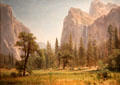 Bridal Veil Falls, Yosemite Valley painting by Albert Bierstadt at Cincinnati Art Museum. Cincinnati, OH.