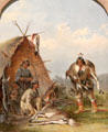 Indians with Deer painting by John Mix Stanley at Cincinnati Art Museum. Cincinnati, OH.