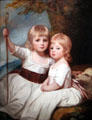 Portrait of Mary & Louisa Kent by George Romney of England at Cincinnati Art Museum. Cincinnati, OH.