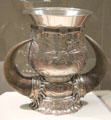 Silver loving cup by Paulding Farnham of Tiffany & Co. after Buffalo Hunt painting by George Catlin at Cincinnati Art Museum. Cincinnati, OH
