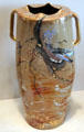 Earthenware crushed vase with bird by unknown of Rookwood Pottery Co. of Cincinnati at Cincinnati Art Museum. Cincinnati, OH.
