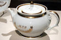 Porcelain teapot by Tucker & Hemphill of Philadelphia at Cincinnati Art Museum. Cincinnati, OH.