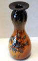 Earthenware vase from St. Cloud, France at Cincinnati Art Museum. Cincinnati, OH.