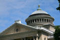 Dome & pediment of Lucas County Courthouse. Toledo, OH.
