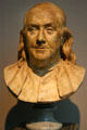 Bust of Benjamin Franklin by Jean-Antoine Houdon at Toledo Museum of Art. Toledo, OH.