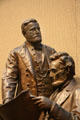 Detail of U.S. Grant & A. Lincoln from Council of War sculpture by John Rogers at Toledo Museum of Art. Toledo, OH.