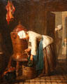 Woman Drawing Water at Cistern painting by Jean-Siméon Chardin at Toledo Museum of Art. Toledo, OH.