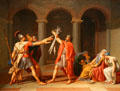 Oath of the Horatii painting by Jacques-Louis David at Toledo Museum of Art. Toledo, OH.