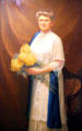 Portrait of Mary Miller Hayes wife of Colonel Webb Cook Hayes at Hayes Presidential Center. Fremont, OH.