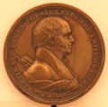 Martin Van Buren medal. Fremont, OH.