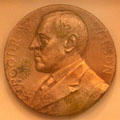 Woodrow Wilson medal. Fremont, OH.