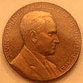 Calvin Coolidge medal. Fremont, OH.