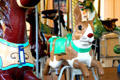 Rabbit on Merry-Go-Round Museum's working carousel. Sandusky, OH.