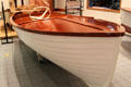 Lyman Boat Works 15' outboard hull at Sandusky Maritime Museum. Sandusky, OH.