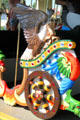 Carousel chariot with American eagle by Daniel Muller now at Cedar Point. Sandusky, OH.