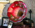 Edison gramophone at Historic Lyme Village Museum. Bellevue, OH.