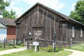 Detterman Log Church at Historic Lyme Village Museum. Bellevue, OH.