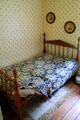 Bed where Edison was born at Edison Birthplace Museum. Milan, OH.