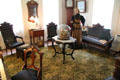 Parlor in Sayles House at Milan Historical Museum. Milan, OH.