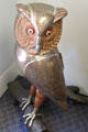 Owl-shaped music box by Fred Zimbalist at Milan Historical Museum. Milan, OH.