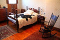 Jewett's bedroom in Jewett House at Oberlin Heritage Center. Oberlin, OH.