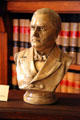 William McKinley bust at Ida Saxton McKinley Historic House. Canton, OH.