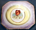 Plate commemorating Mrs. McKinley at William McKinley Presidential Museum & Library. Canton, OH.