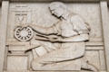 Relief of working man with Timken bearing on Timken Senior High School. Canton, OH.