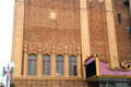 Detail of facade of Palace Theatre. Canton, OH.