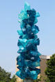 Dale Chilhuly polyurethane sculpture at University of Akron. Akron, OH.