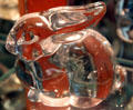 Crystal rabbit at National Heisey Glass Museum. Newark, OH.