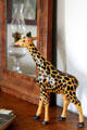 Carved giraffe at Sherwood-Davidson House. Newark, OH.