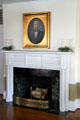 Fireplace in Buckingham House. Newark, OH.