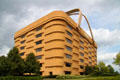 Longaberger Office Building shaped as world's largest apple basket. Newark, OH.