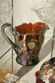 Pitcher with berry decoration at National Museum of Cambridge Glass. Cambridge, OH.