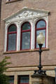Detail of East Liverpool Carnegie Public Library. East Liverpool, OH.