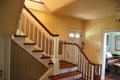 Staircase of Dr. Increase Mathews House. Zanesville, OH.