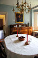 Dining room of Dr. Increase Mathews House Museum. Zanesville, OH.