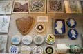 Collection of items by Mosaic Tile Co. of Zanesville at Mathews House Museum. Zanesville, OH.