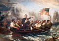 Perry's Victory on Lake Erie on Sept. 10, 1813 painting by William Henry Powell at Ohio State Capitol. Columbus, OH.